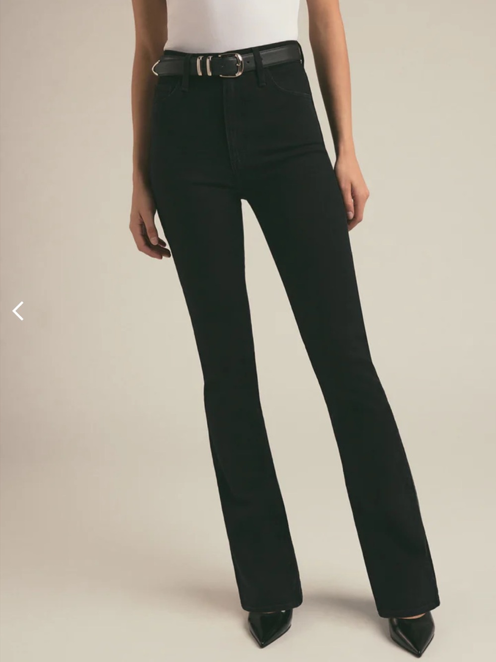 Favorite Daughter Black Flare Jeans